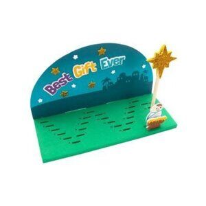 Baby Jesus Countdown Best Gift Ever Nativity Kid Craft Kit Advent Single NIP